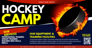 Hockey Изображение, которым поделились на Facebook template