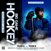 HOCKEY Square (1:1) template