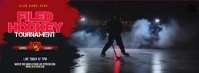 Hockey Game Facebook Cover Photo template