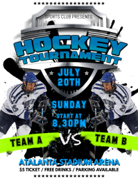 Customize Hockey Templates Postermywall