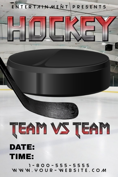Hockey Template | PosterMyWall