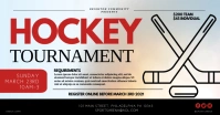 Hockey Tournament Facebook Shared Image template