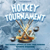 Hockey Tournament Instagram Post template