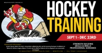Hockey training Facebook Shared Image template