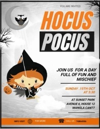 hocus pocus Flyer (US Letter) template