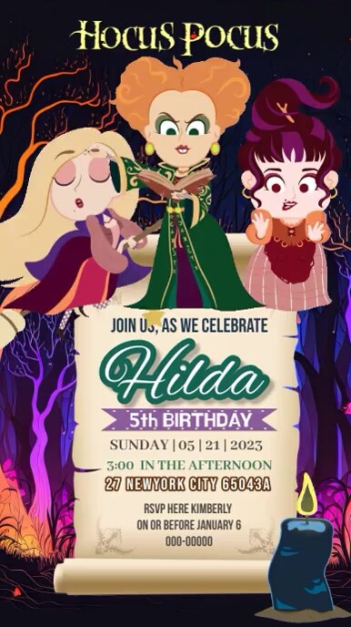 Hocus Pocus Template PosterMyWall
