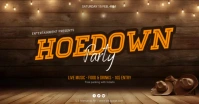 Hoedown Party event promo template Facebook Shared Image