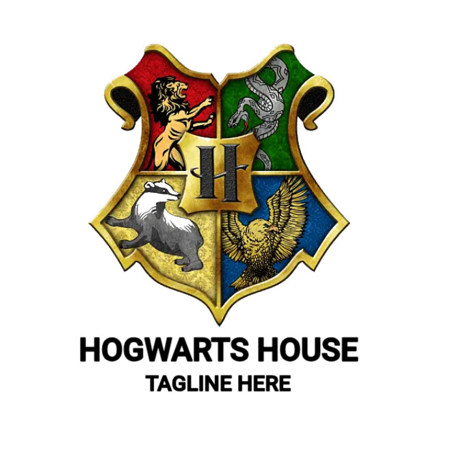 Hogwarts House Crests Simple hogwarts-house-crests-simple