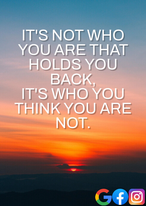 HOLD AND BACK QUOTE TEMPLATE เทมเพลต | PosterMyWall