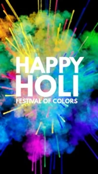 holi Digital Display (9:16) template