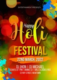 Holi A1 template