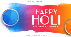 Holi delt Facebook-billede template
