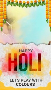 Holi Instagram Story template