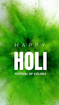holi Ecrã digital (9:16) template