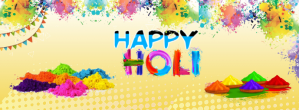 HOLI รูปปกบน Facebook template