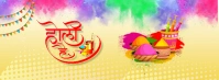 HOLI Facebook Cover Photo template