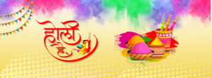 HOLI Facebook Cover Photo template