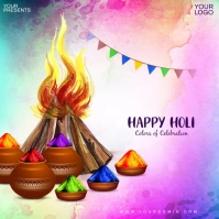 HOLI Post Instagram template