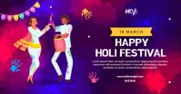 Holi Festival Immagine condivisa di Facebook template