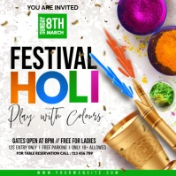 holi festival Wpis na Instagrama template