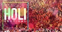 Holi Festival Facebook Shared Image template
