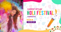Holi Festival Facebook Ads template