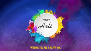 Holi - Festival of colour 数字显示屏 (16:9) template