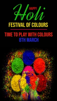 holi festival of colours,happy holi,holi 2023 Instagram Story template
