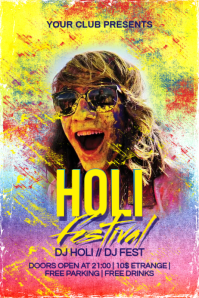 Holi Flyer Ishidi elingu 4' × 6' template