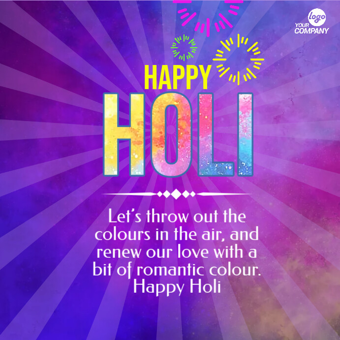 Templat Holi | PosterMyWall