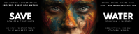 Holi Water Conservation 2026 Banner Template 横幅 2' × 8'