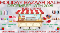 Holiday Bazaar Digital Display (16:9) template
