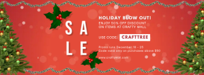 Holiday Blow out Sale Retail Banner