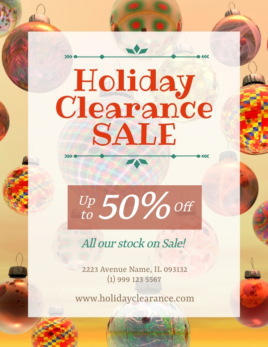 Brosur Pembuat Template Selebaran Obral Liburan PosterMyWall