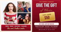 Rouge Gift Card Promotion auf Facebook geteiltes Bild Template