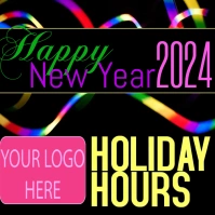 Holiday Hours Logo template
