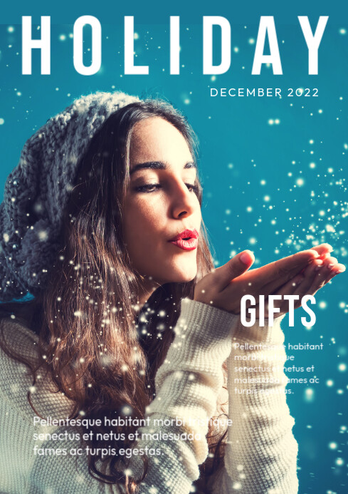 Holiday Cover Roster Holiday Magazine Covers Template | PosterMyWall