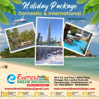 Holiday packages Template | PosterMyWall