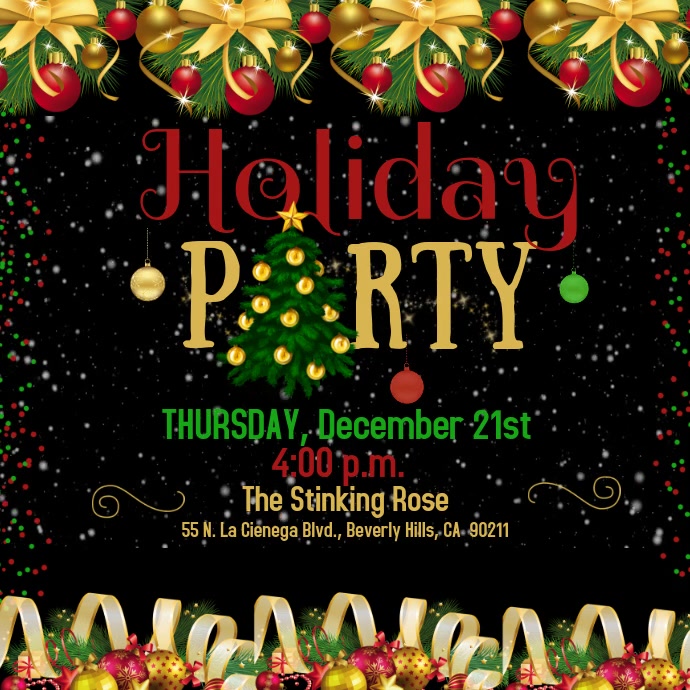 Copy of Holiday party | PosterMyWall