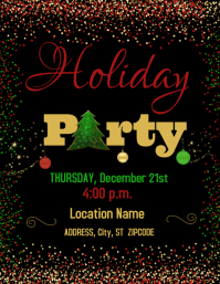 18 750 customizable design templates for holiday party postermywall holiday party poster template