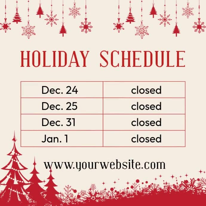 Copy Of Holiday Schedule PosterMyWall copy-of-holiday-schedule-postermywall