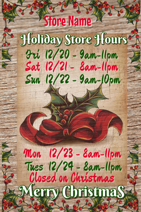 Party wedding Holiday Store Names Template | PosterMyWall