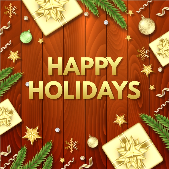 Holidays, Happy Holidays Template PosterMyWall