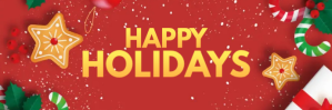 Holidays, Happy Holidays Encabezado de correo electrónico template