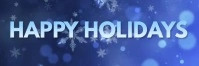 Holidays, Happy Holidays Twitter Banner template