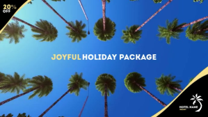 Holidays Hotel Promotion Ad Digitalt display (16:9) template