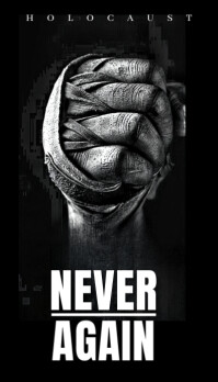 Holocaust Day Business Card template