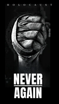 Holocaust Day Besigheidskaart template