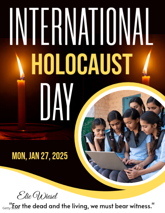 Copy of Holocaust Memorial Day | PosterMyWall