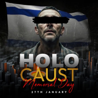 Holocaust Memorial Day Instagram Post template